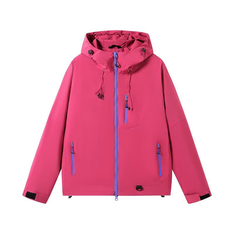 Women's Lightweight Windbreaker Jacket – Waterproof & Windproof Softshell Coat