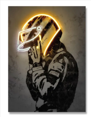 Neon Wall Art Canvas Painting.