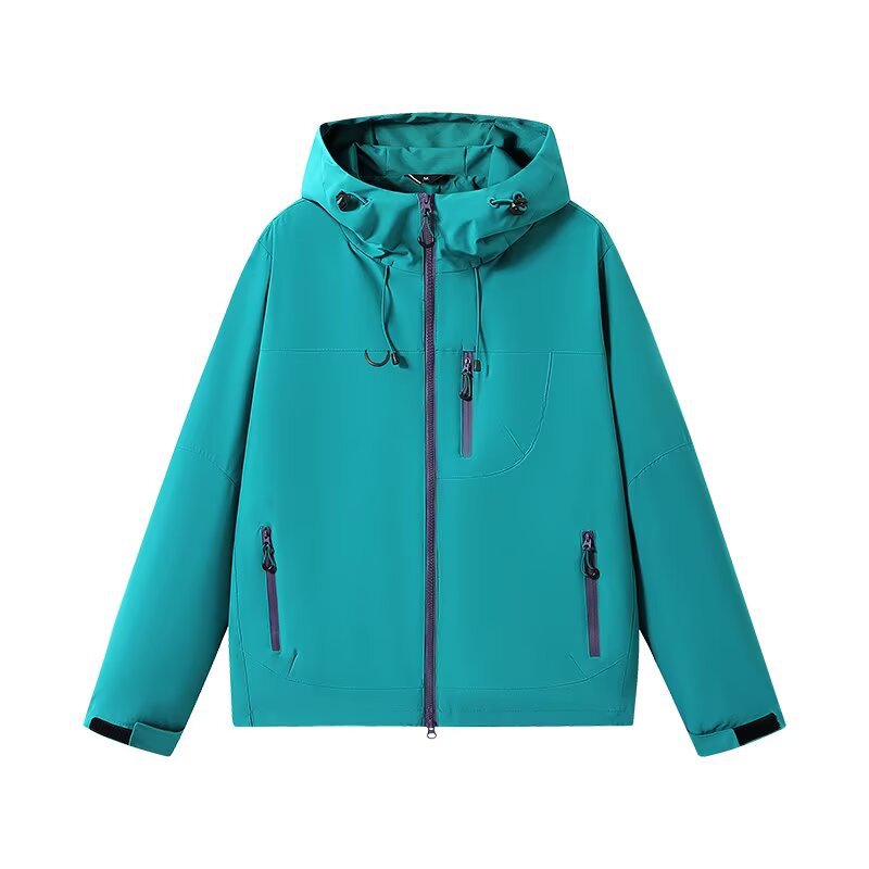 Women's Lightweight Windbreaker Jacket – Waterproof & Windproof Softshell Coat
