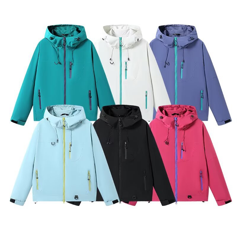 Women's Lightweight Windbreaker Jacket – Waterproof & Windproof Softshell Coat