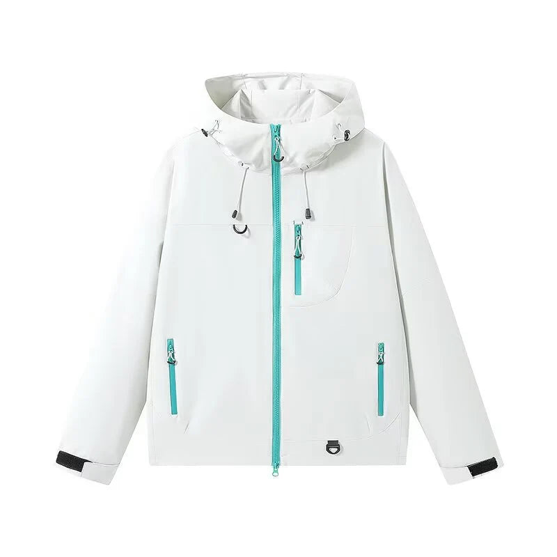 Women's Lightweight Windbreaker Jacket – Waterproof & Windproof Softshell Coat